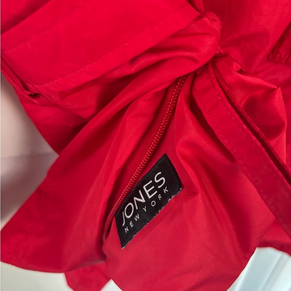 Jones New York Vibrant Red Utility Jacket - Picture 3 of 3